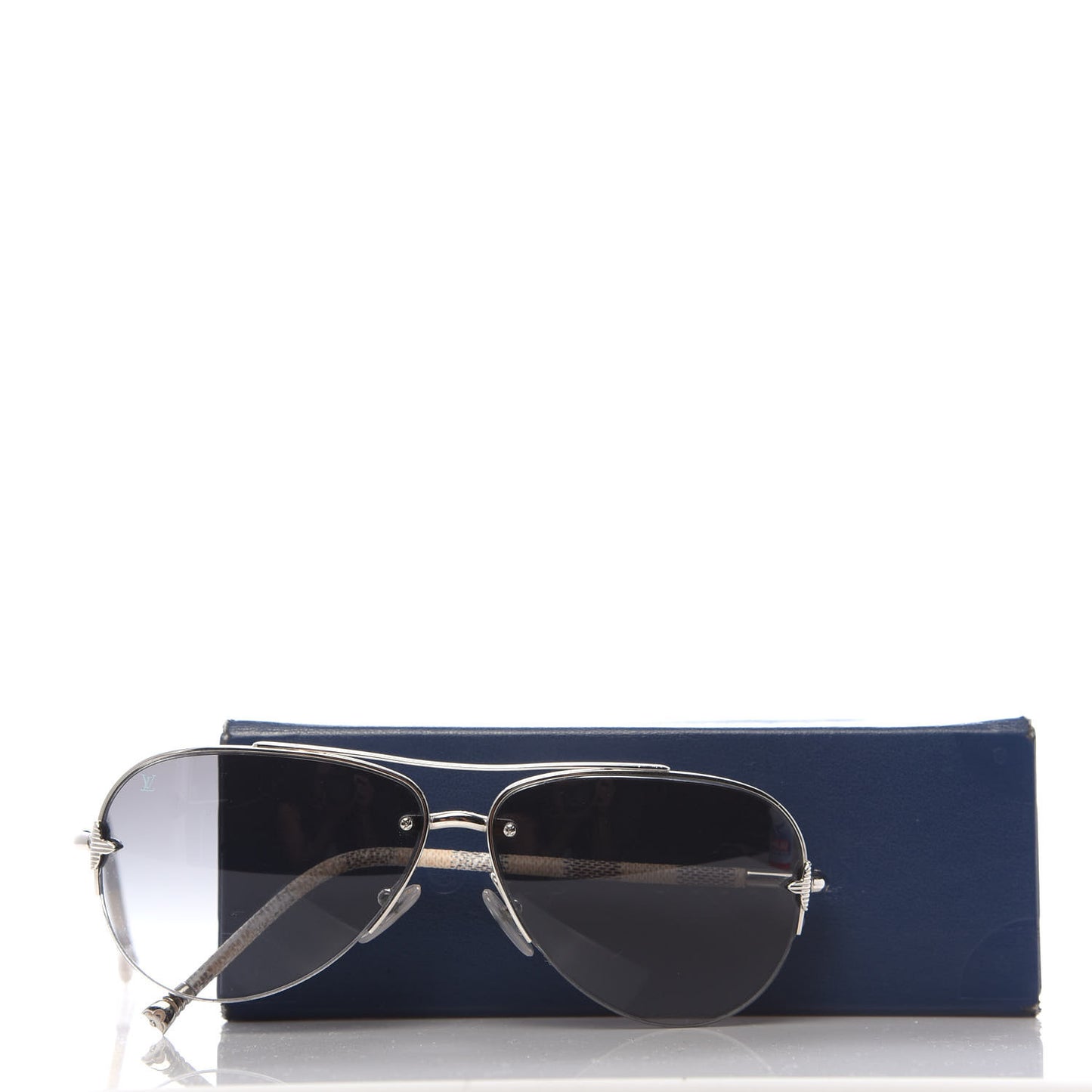 Damier Azur Petite Viola Pilote Aviator Sunglasses Z0570U