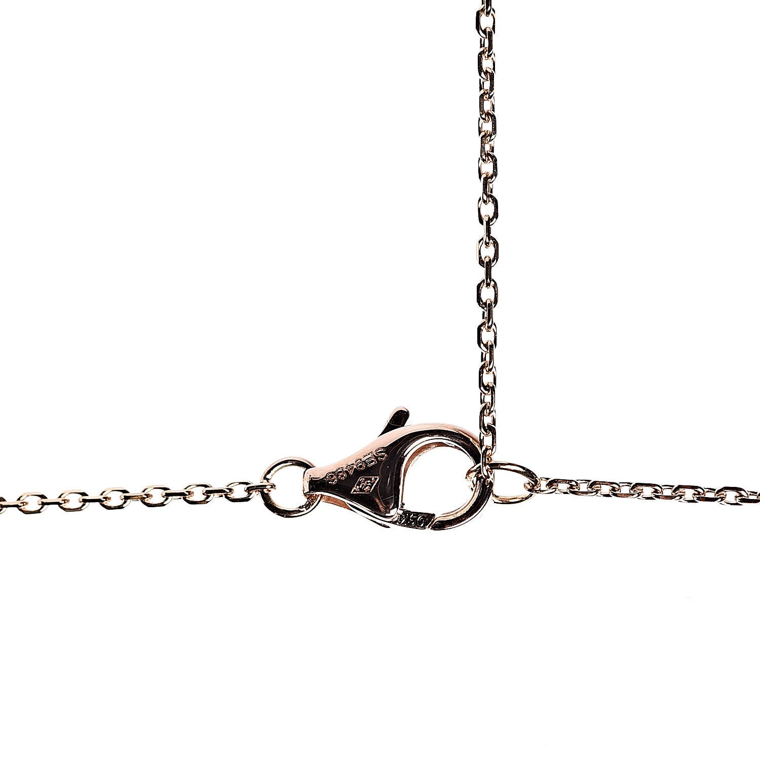 Cartier 18K Pink Gold Diamond Symbols Cross Pendant Necklace 5 of 6