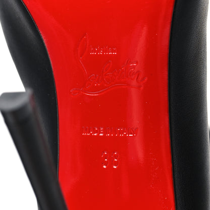 Christian Louboutin Calfskin Top Croche 120 Over The Knee Corset Boots 38 Black 6 of 6