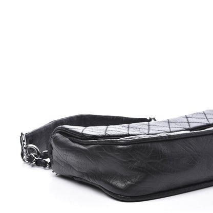 Chanel Distressed Lambskin Lady Braid Flap Black 5 of 10