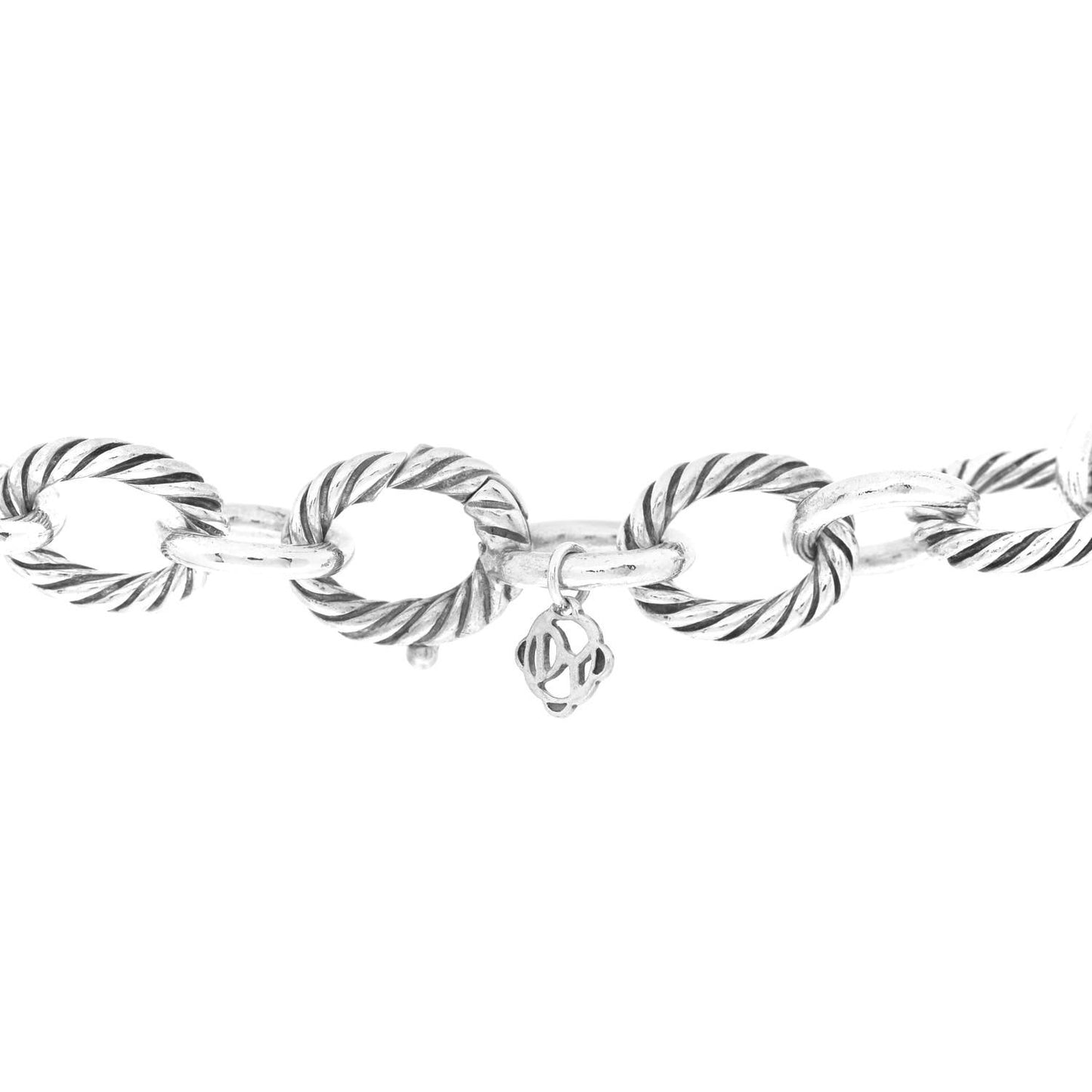 Sterling Silver 12mm Oval Link Necklace