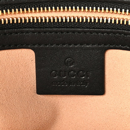 Gucci Guccissima Signature Medium Shoulder Tote Bag Black 6 of 9