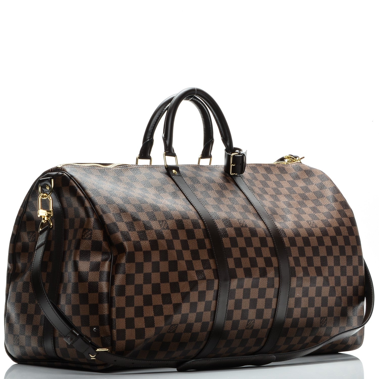 Louis Vuitton Damier Ebene Keepall Bandouliere 55 3 of 9