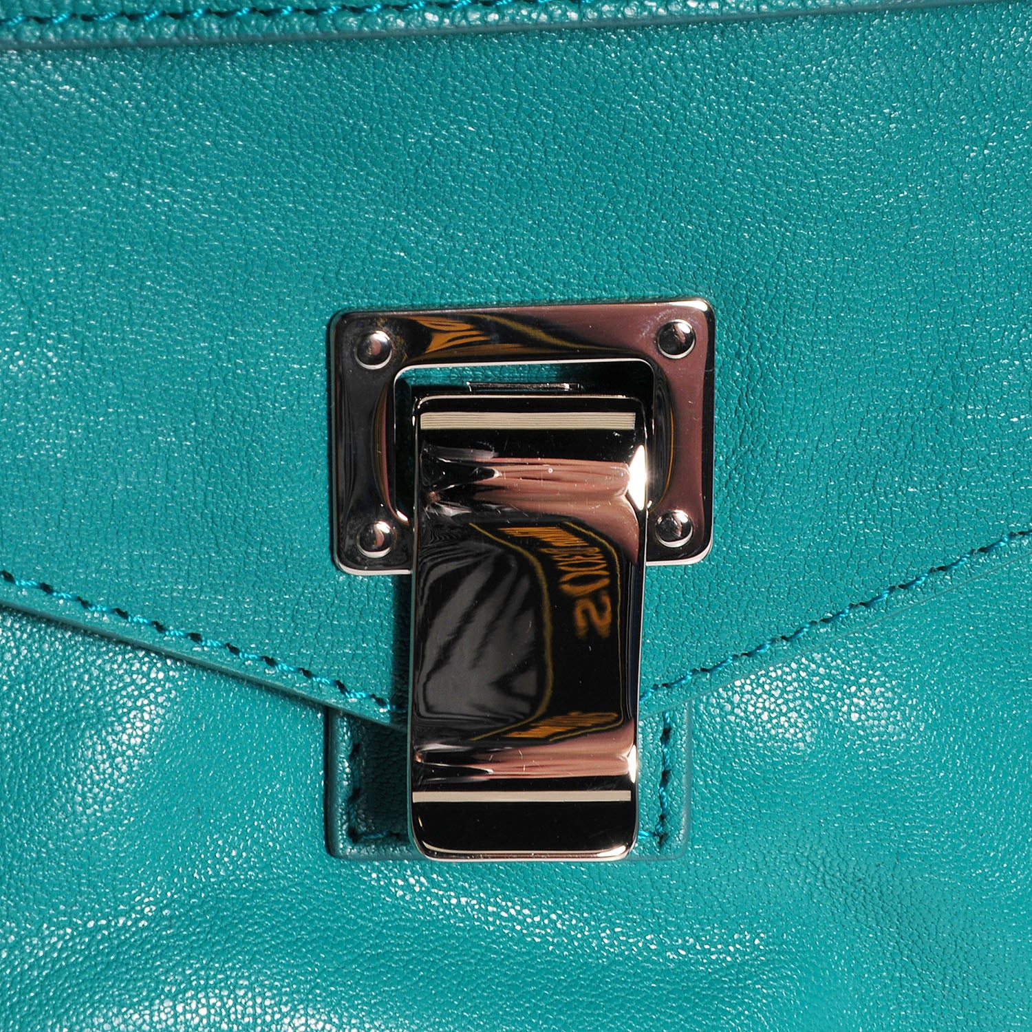 Proenza Schouler Lambskin PS1 Medium Satchel Emerald 14 of 16