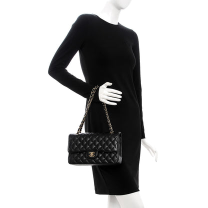 Chanel Caviar Quilted Medium Double Flap Black 3 of 13