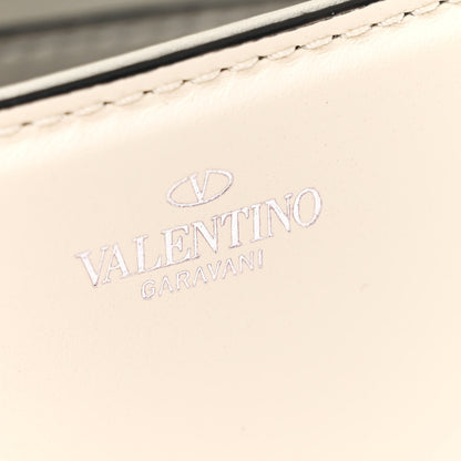 Valentino Garavani Calfskin Crystal Vlogo Small Loco Shoulder Bag Light Ivory 6 of 10
