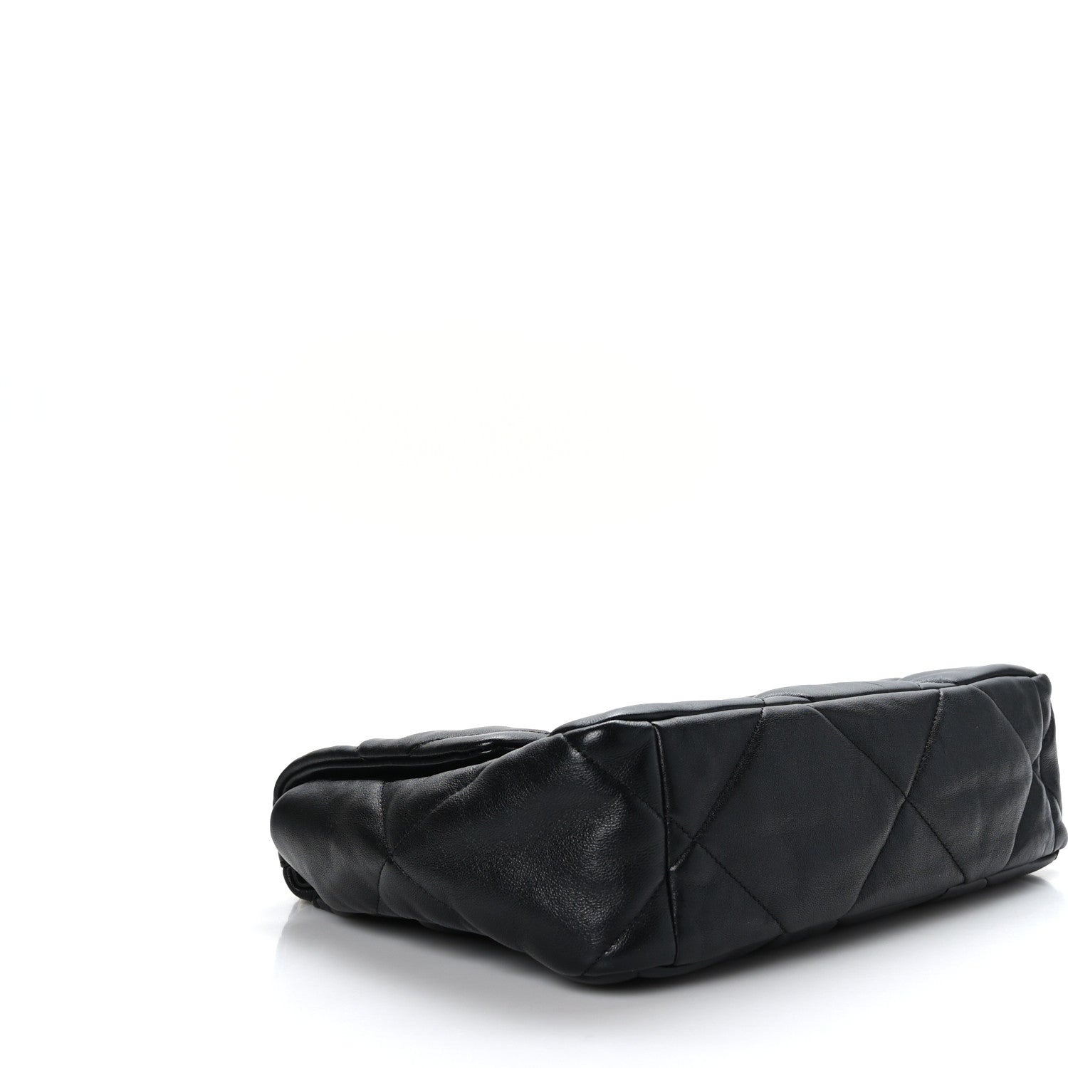 Chanel Goatskin Quilted Large Chanel 19 Flap Black 4 of 9