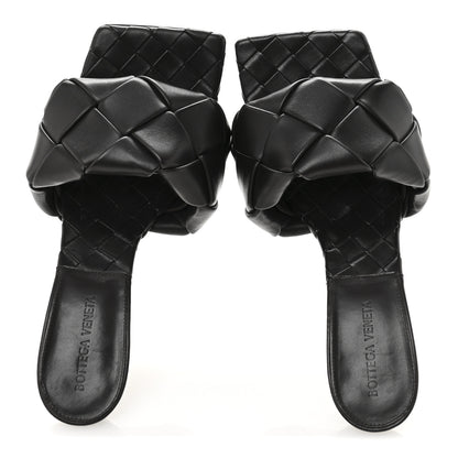 Bottega Veneta Nappa Maxi Intrecciato Lido Mule Sandals 39 Fondant 2 of 9