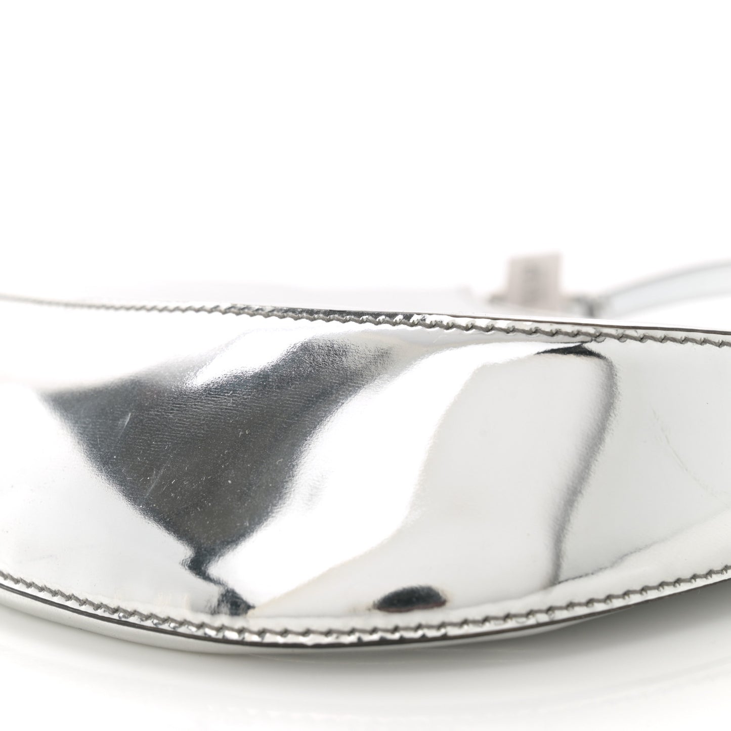 Spazzolato Cleo Shoulder Bag Argento