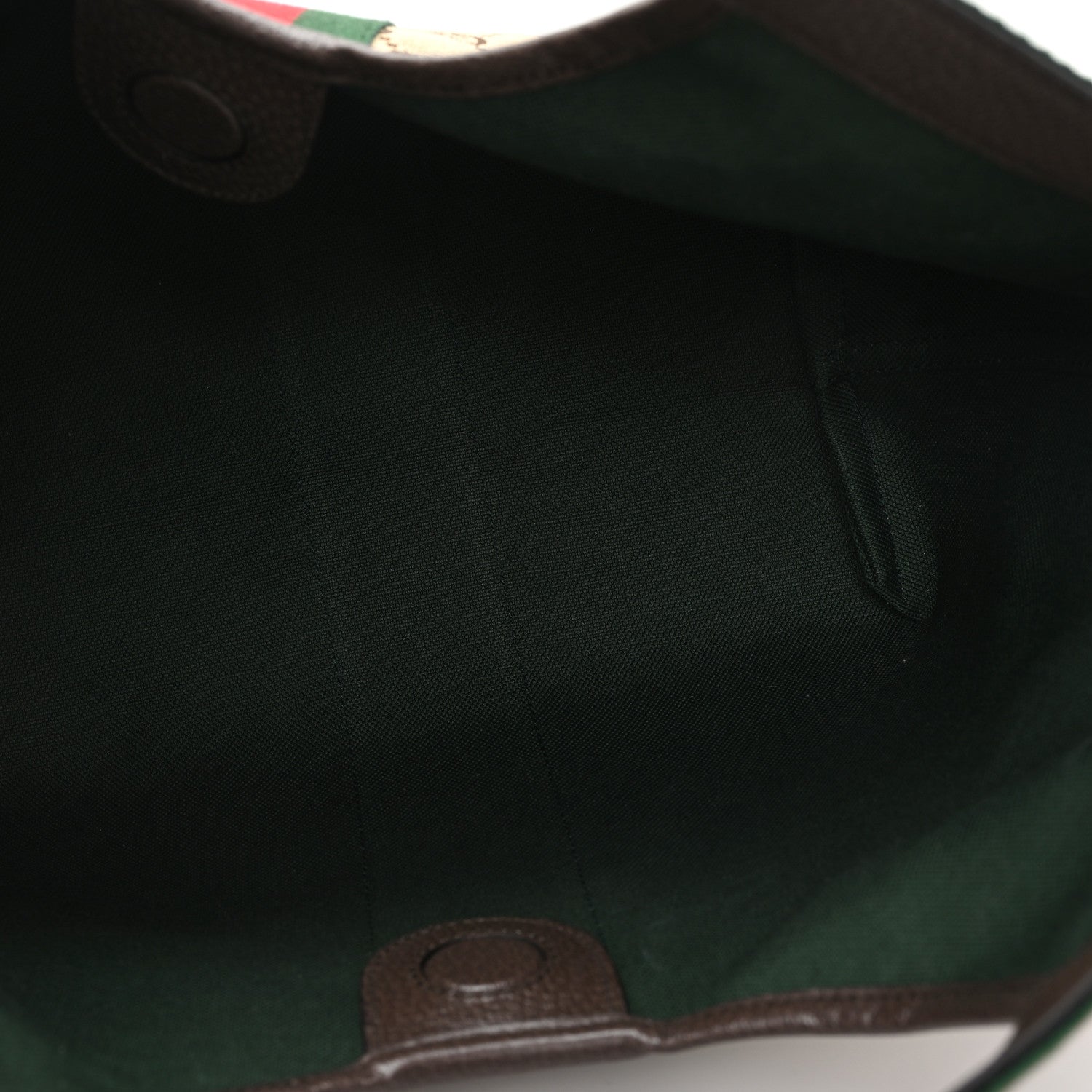 Gucci Monogram Web Small Giglio Tote Bag Beige Dark Brown 6 of 10