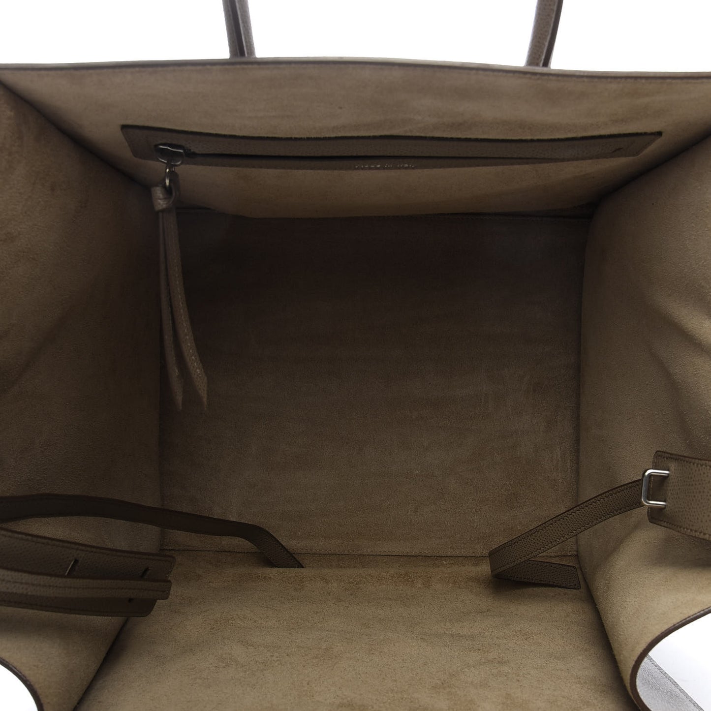 Grained Calfskin Medium Phantom Luggage Taupe