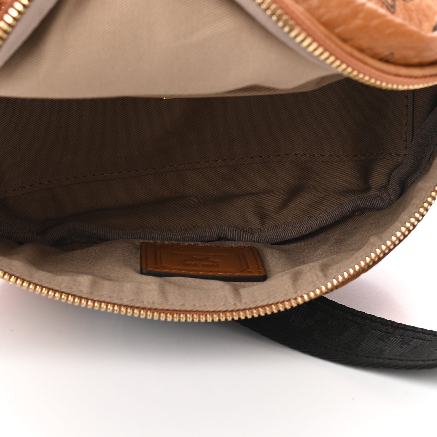 Visetos Hawaii Patch Small Stark Belt Bag Cognac
