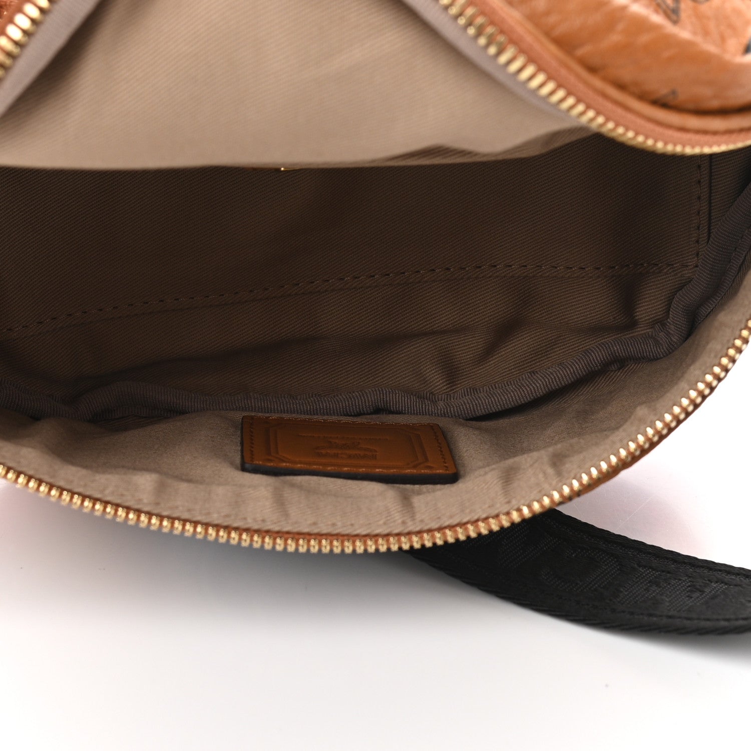 MCM Visetos Hawaii Patch Small Stark Belt Bag Cognac 5 of 10