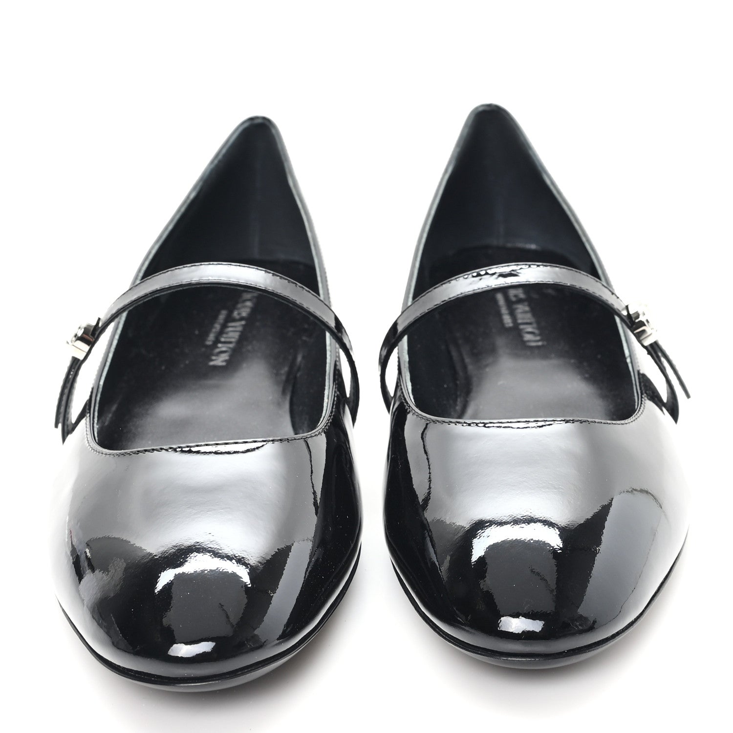 Louis Vuitton Patent Uniformes Ballerina Flat 38.5 Black 3 of 10