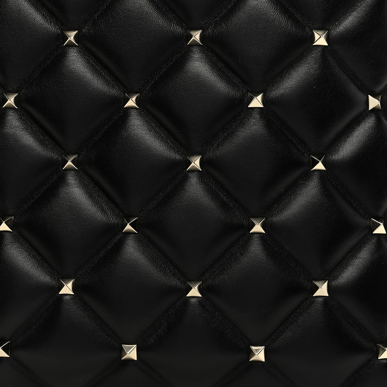 Valentino Garavani VALENTINO GARAVANI Nappa Candystud Shoulder Bag Black 9 of 9