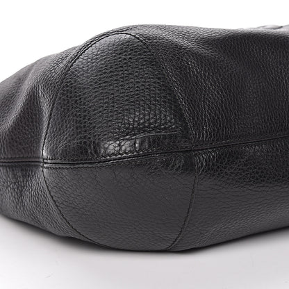 Gucci Pebbled Calfskin Medium Soho Chain Hobo Black 13 of 15