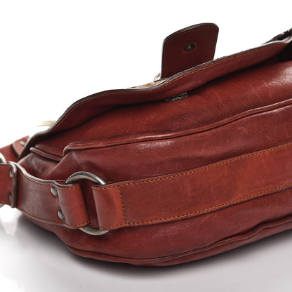 Christian Dior Calfskin Medium Gaucho Double Saddle Bag Red 13 of 13