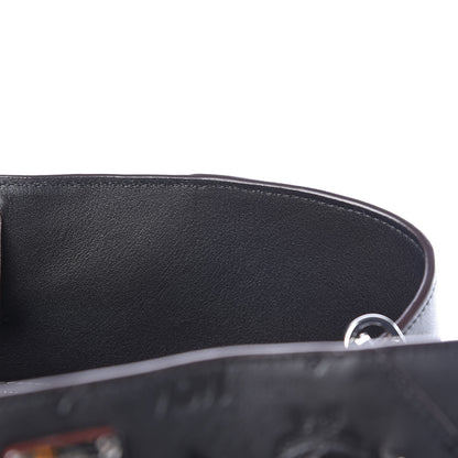 MCM Calfskin Ottomar Monogram Large Essential Tote Black 12 of 13