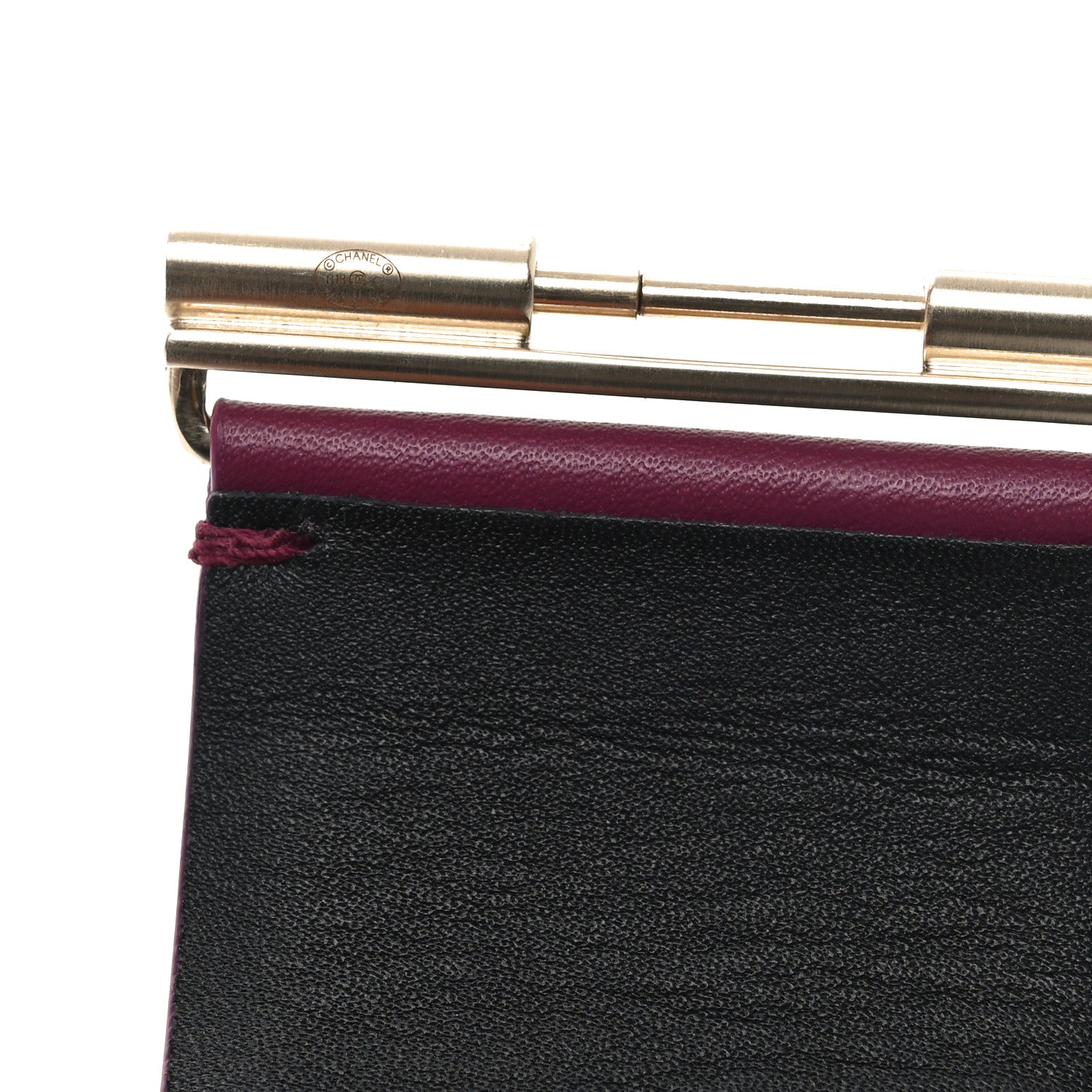 Chanel Calfskin CC Wide Cuff S Dark Pink 4 of 6