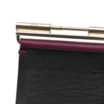 Chanel Calfskin CC Wide Cuff S Dark Pink 4 of 6