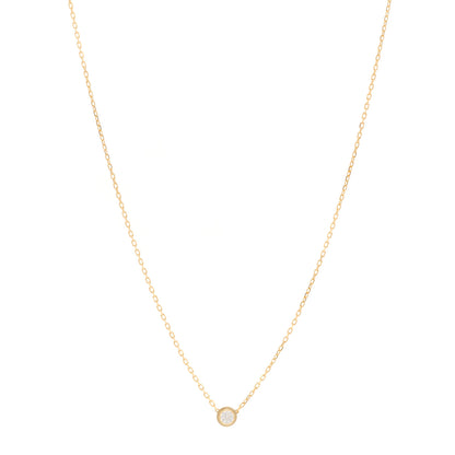 Cartier 18K Yellow Gold Diamond LM D'Amour Pendant Necklace 1 of 5
