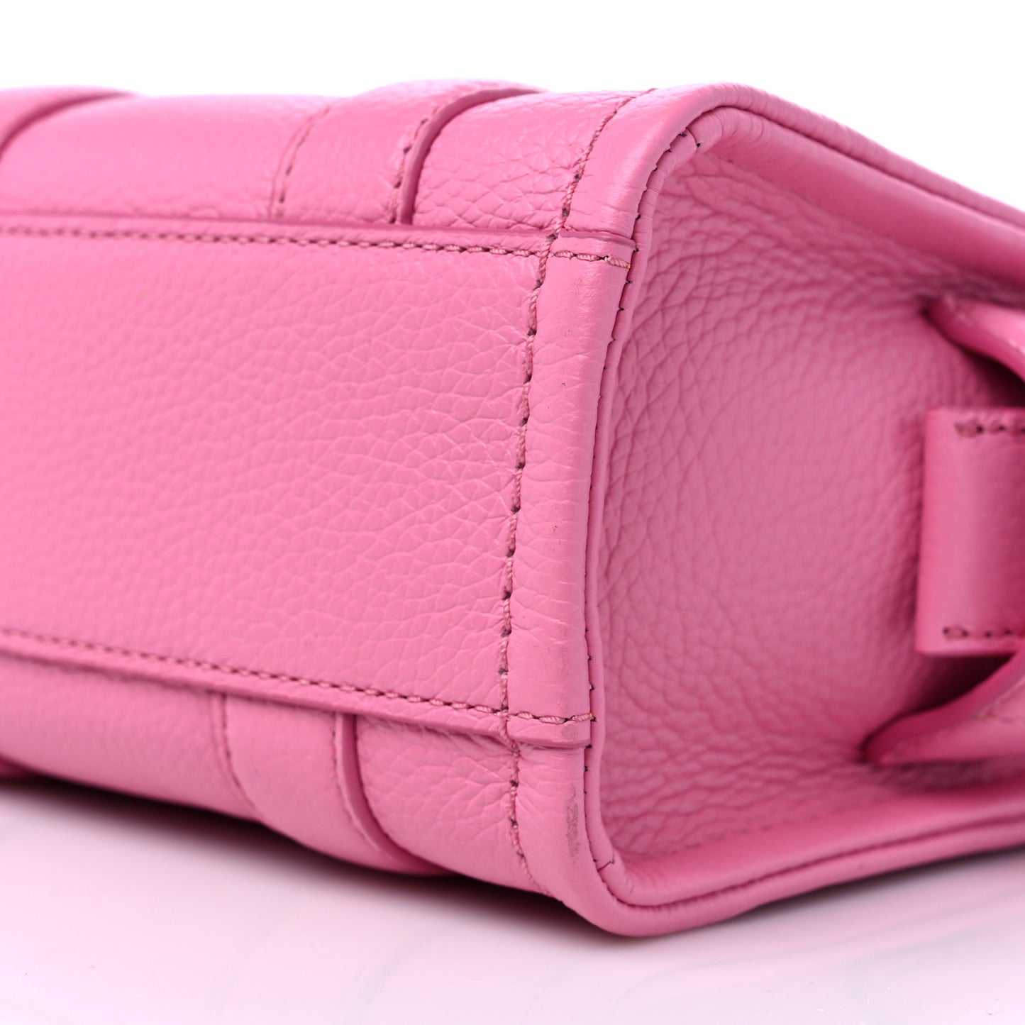Grained Calfskin Micro The Tote Bag Pink
