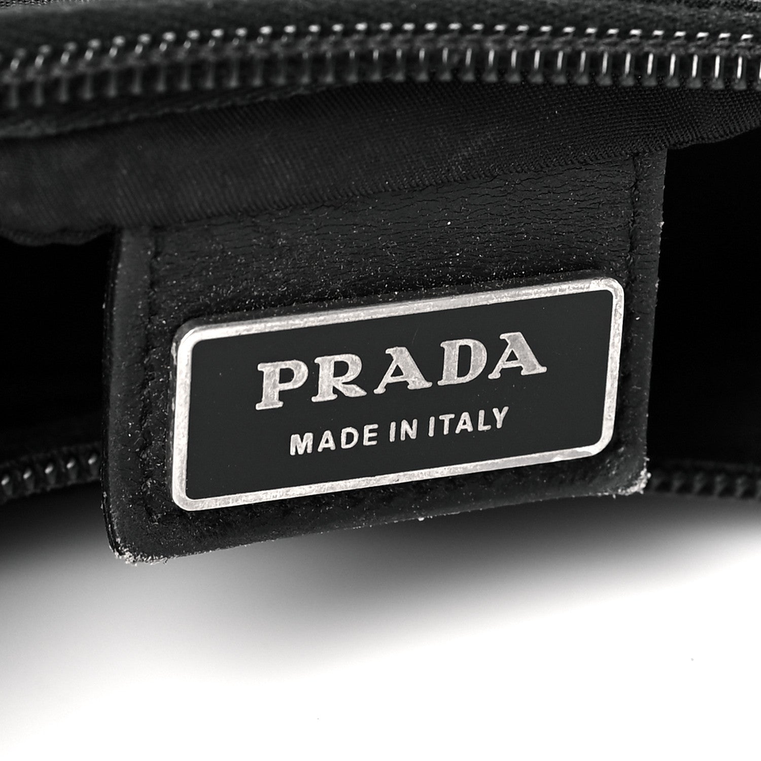 Prada Nylon Vela Flat Messenger Bag Black 5 of 13