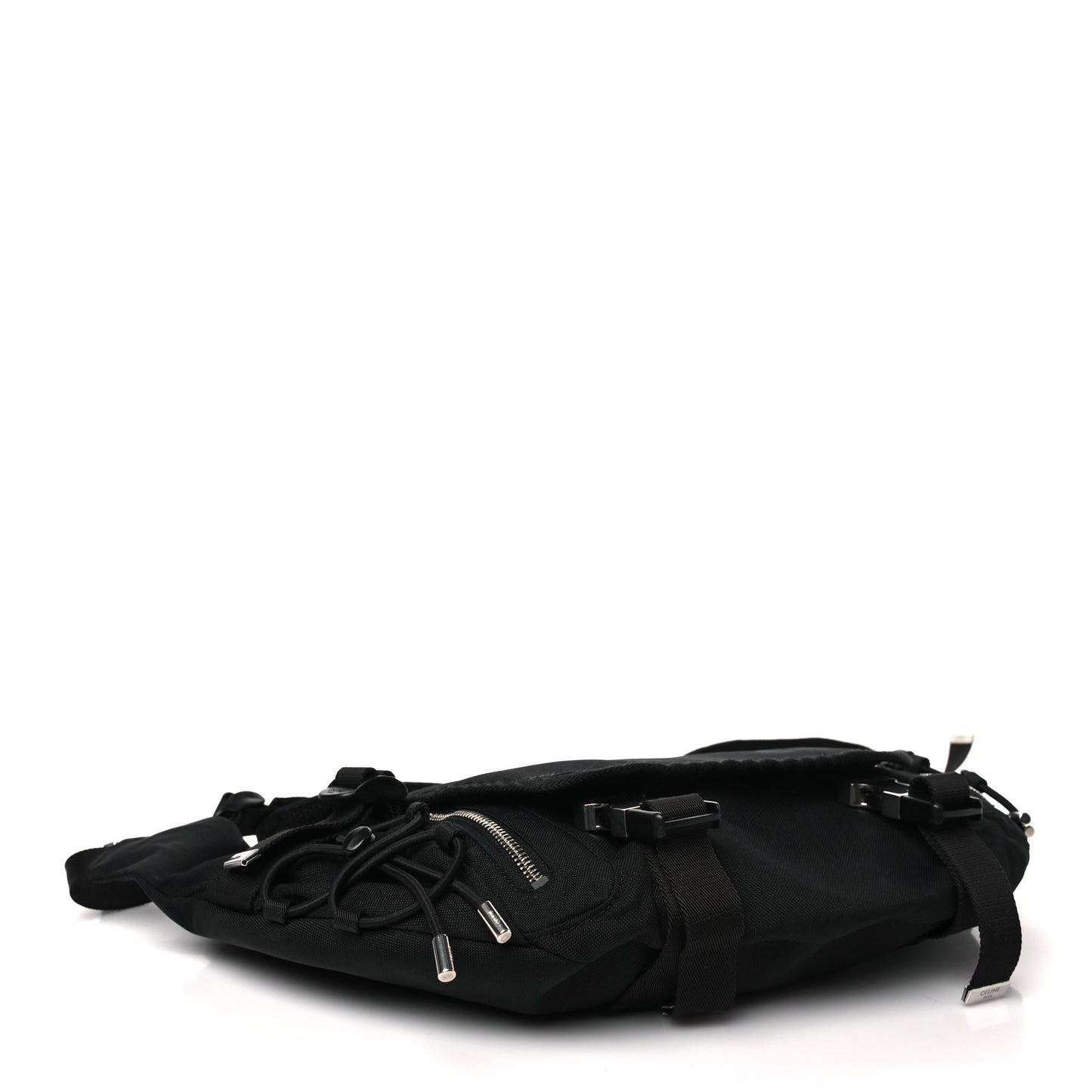 Canvas Medium Trekking Messenger Bag Black