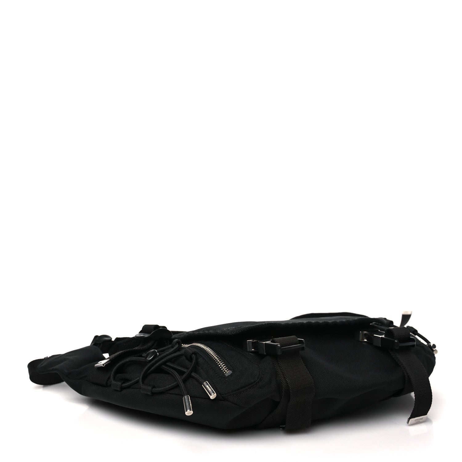 Celine Canvas Medium Trekking Messenger Bag Black 4 of 8