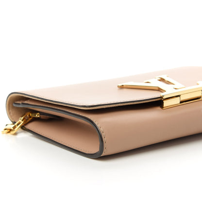 Louis Vuitton Calfskin Chain Louise GM Nude 6 of 11