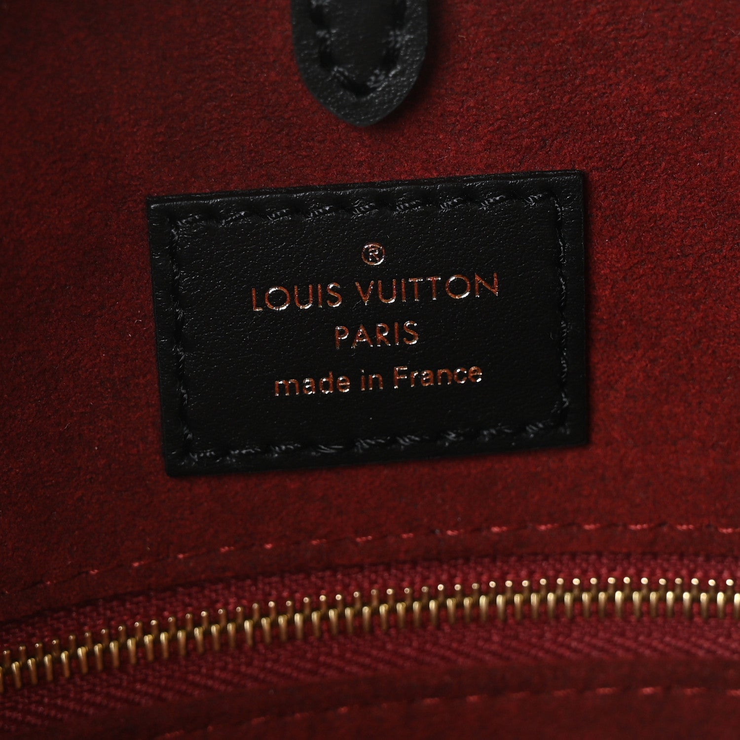 Louis Vuitton Empreinte Monogram Giant Onthego MM Black Beige 6 of 8