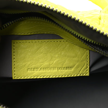 Alexander Wang Pebbled Lambskin Rocco Acid Black Nickel Hardware 6 of 9