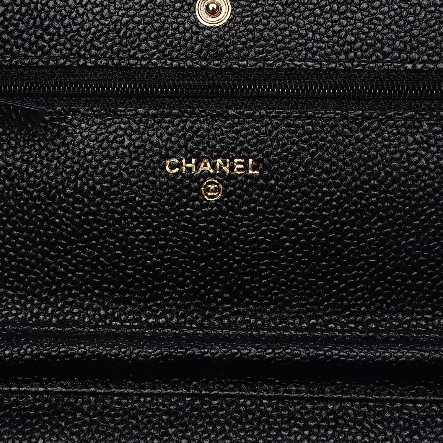 Chanel Caviar Quilted Wallet On Chain WOC Black 6 of 9