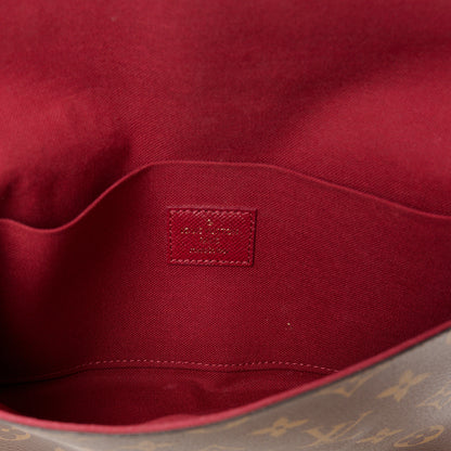 Louis Vuitton Monogram Pochette Felicie Chain Wallet Fuchsia 5 of 10