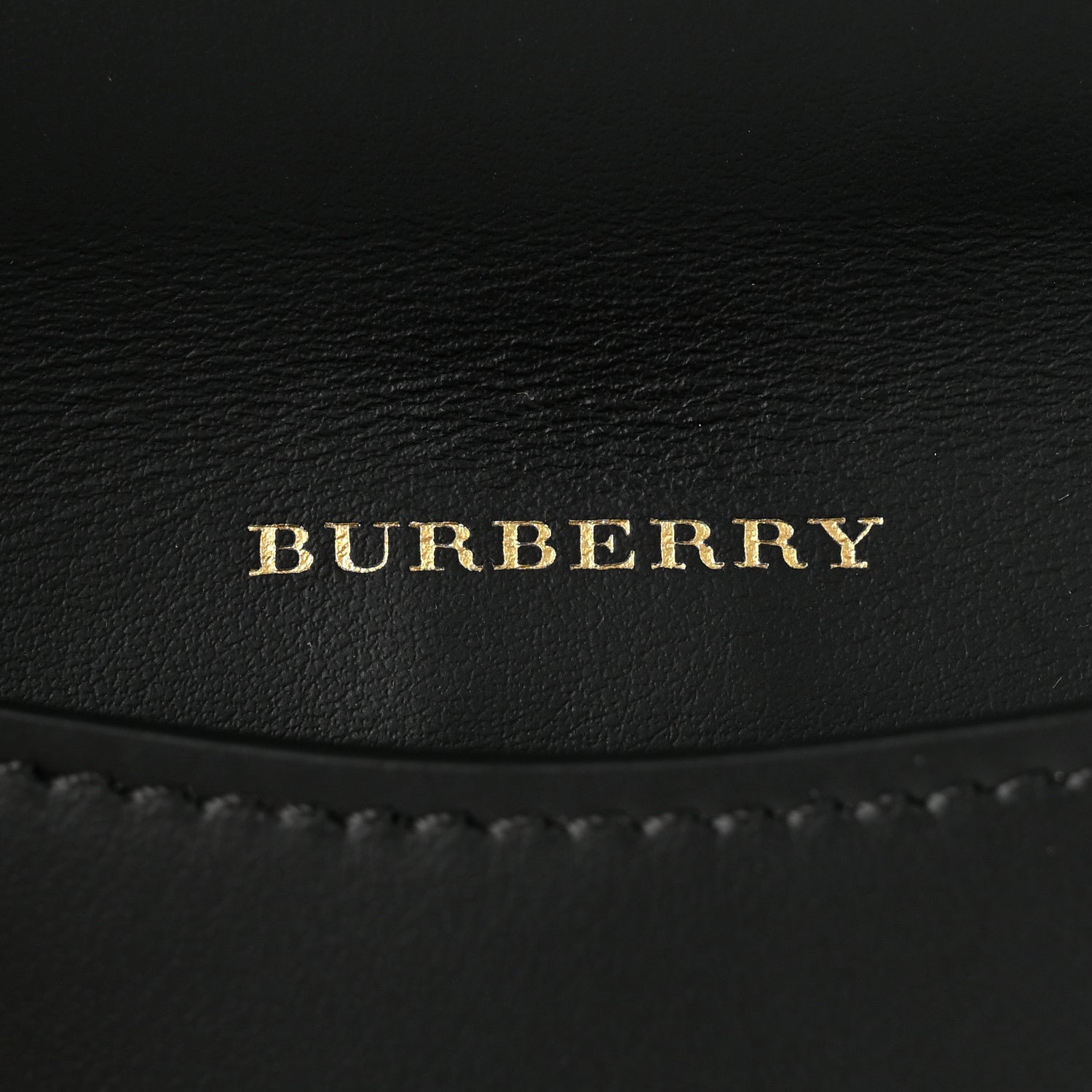 Burberry Mini Vintage Check Luna French Wallet Black 7 of 8
