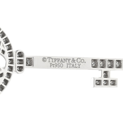 Tiffany Platinum Diamond Small Bubbles Key Pendant 4 of 5