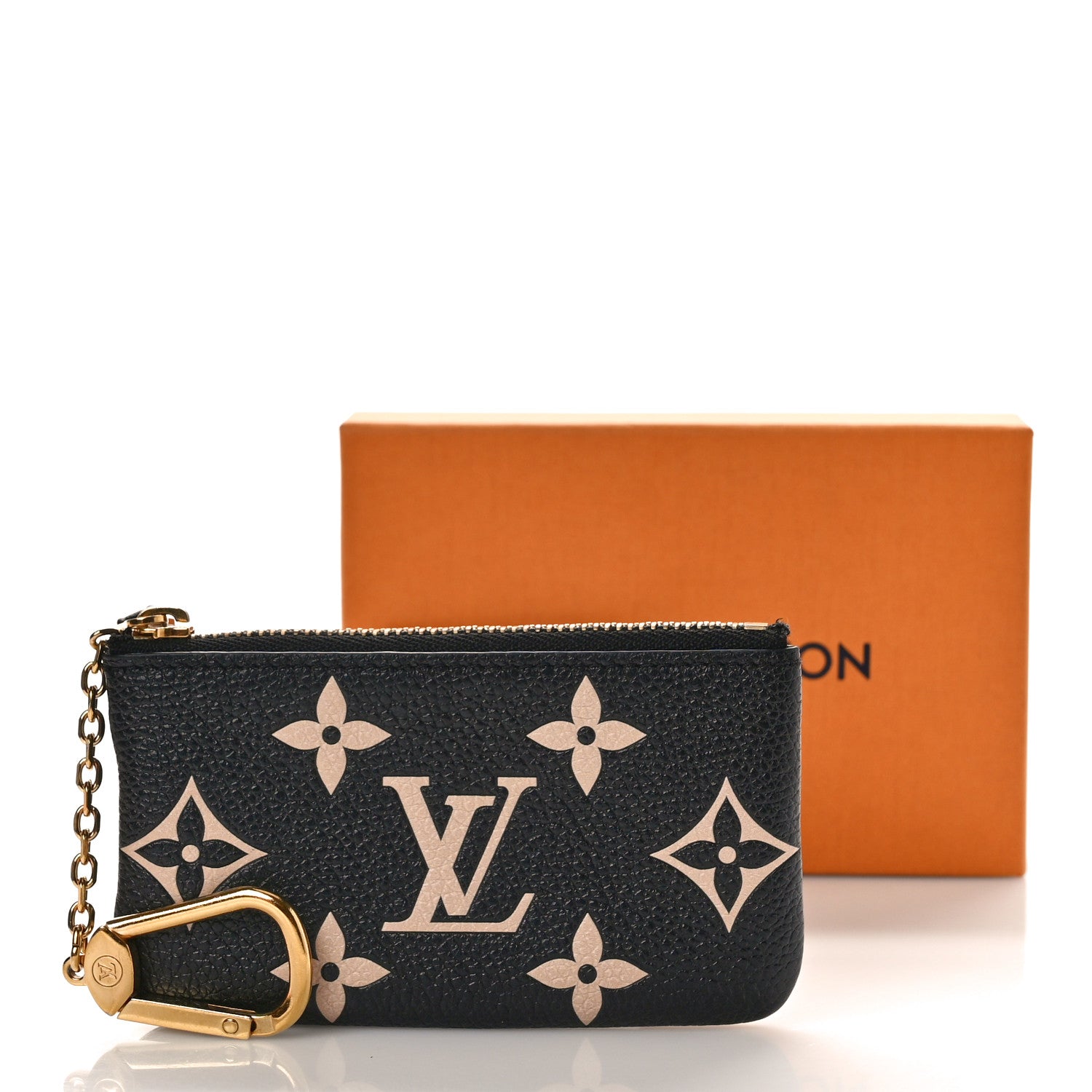 Louis Vuitton Empreinte Monogram Giant Key Pouch Black Beige 7 of 7