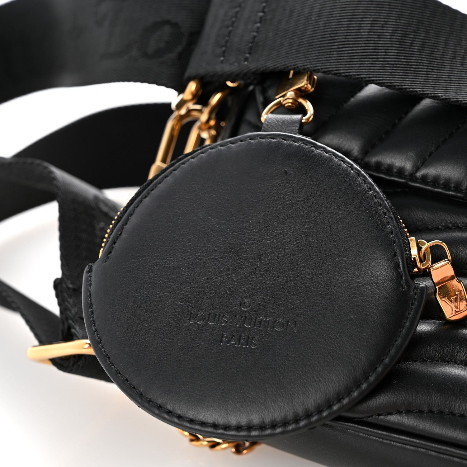 Louis Vuitton Calfskin New Wave Multi Pochette Black 12 of 14