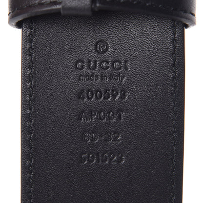 Gucci Calfskin Double G 40mm Belt 80 32 Black 4 of 6