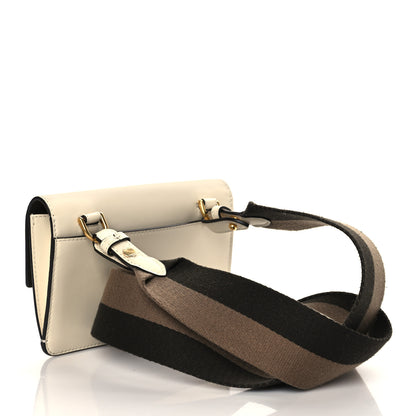 Fendi Vitello King Mini Flat Baguette Beige 2 of 9