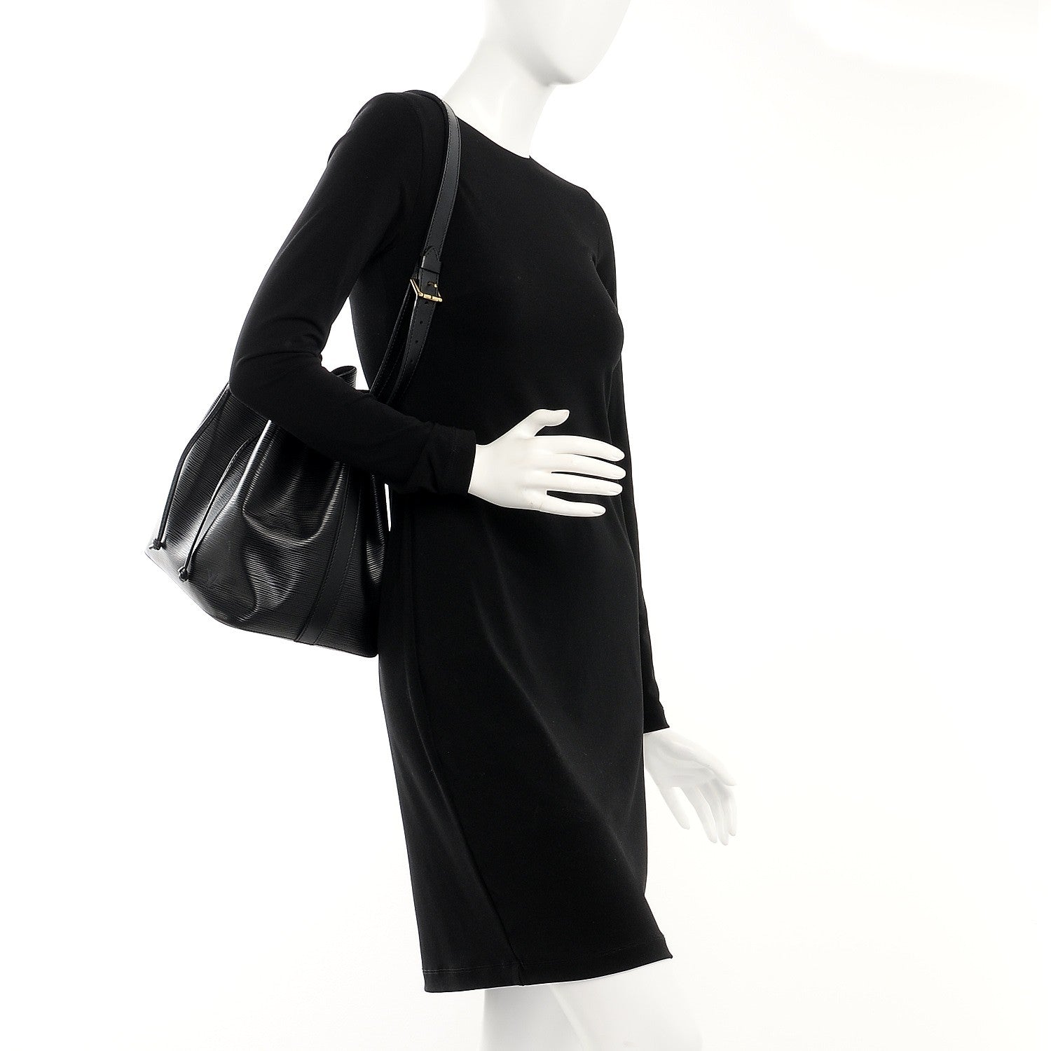 Louis Vuitton Epi Petit Noe Black 2 of 7