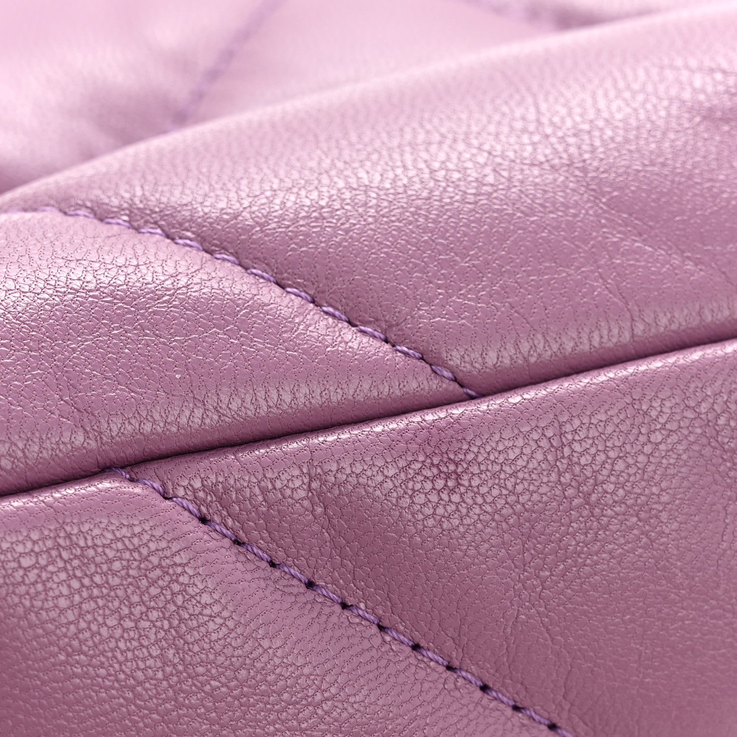 Chanel Goatskin Quilted Medium Chanel 19 Flap Purple 13 of 13