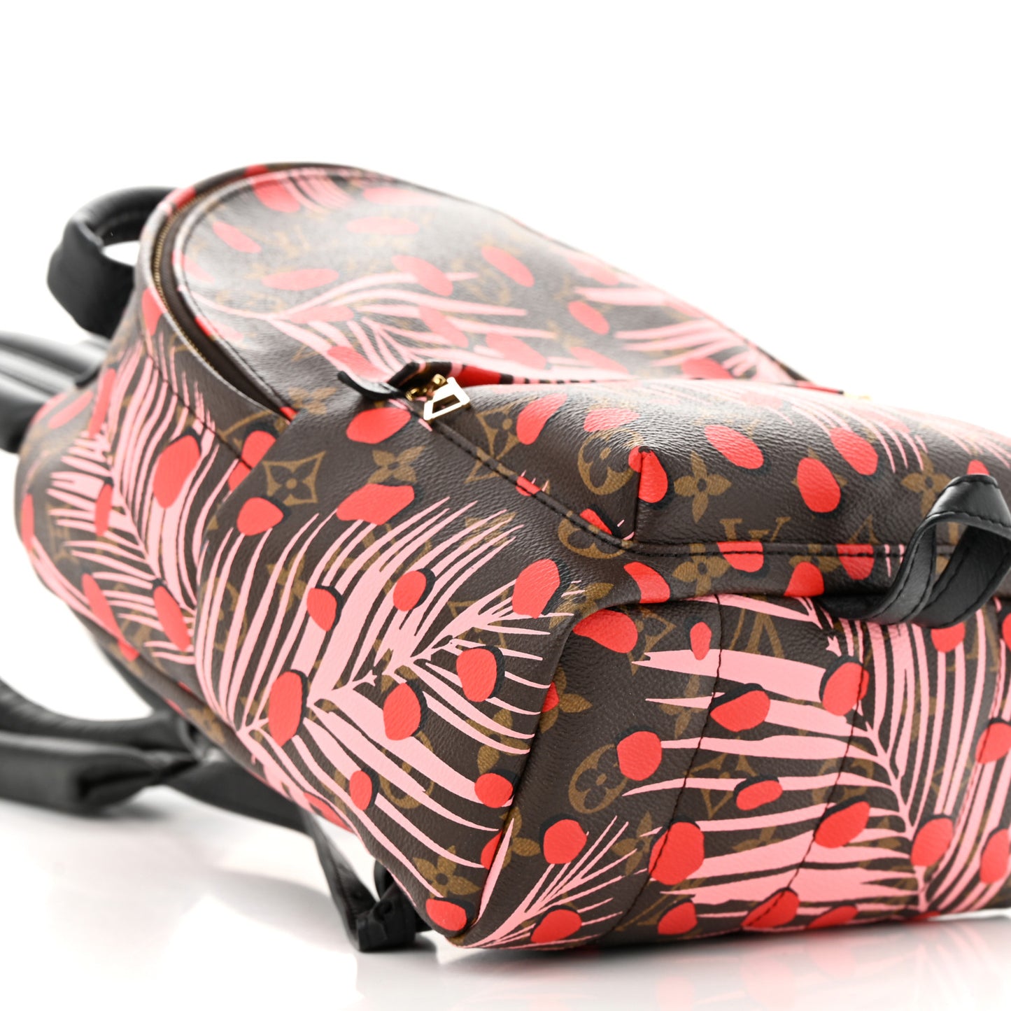 Monogram Jungle Dots Palm Springs Backpack PM Sugar Pink Poppy