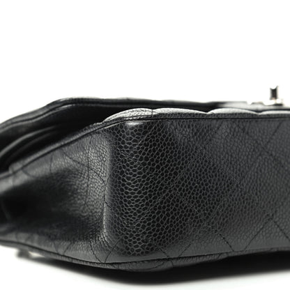 Chanel Caviar Quilted Medium Double Flap Black 6 of 11