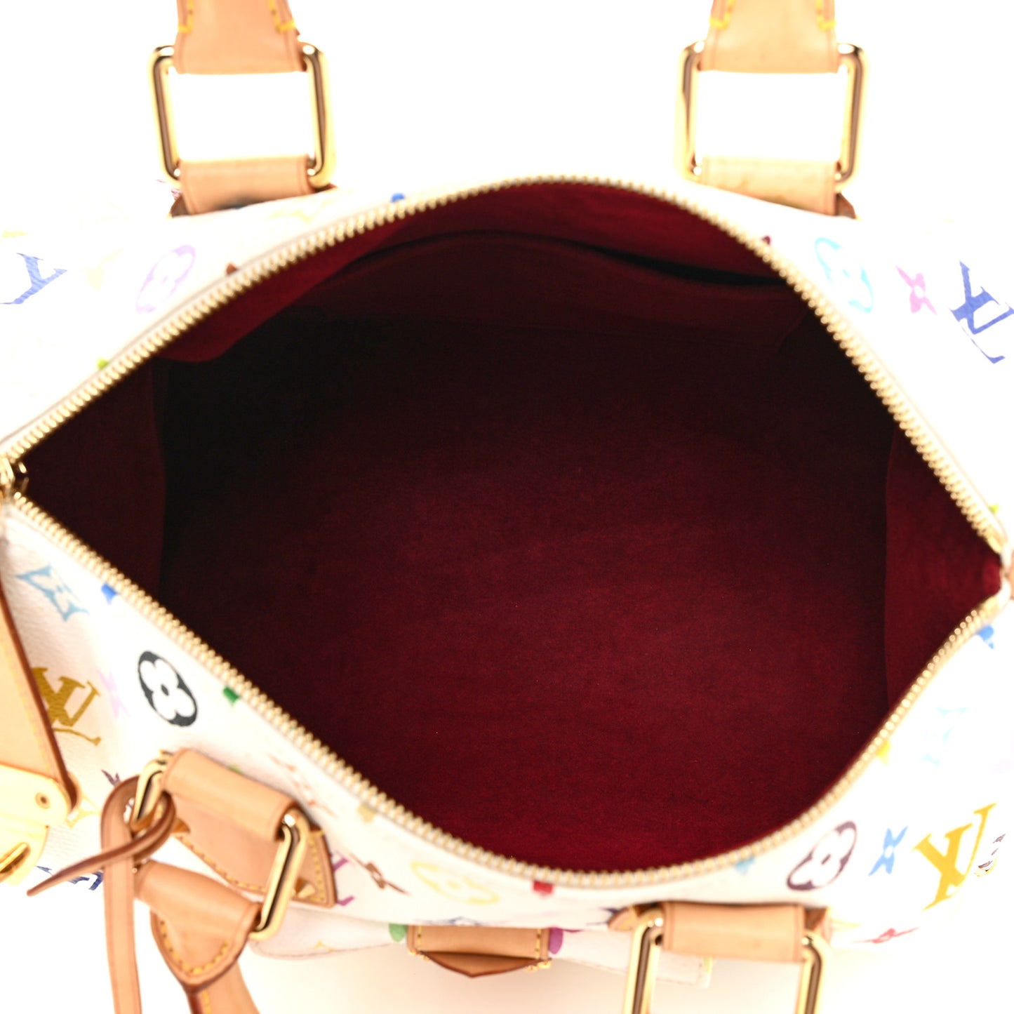Monogram Multicolor Speedy 30 White