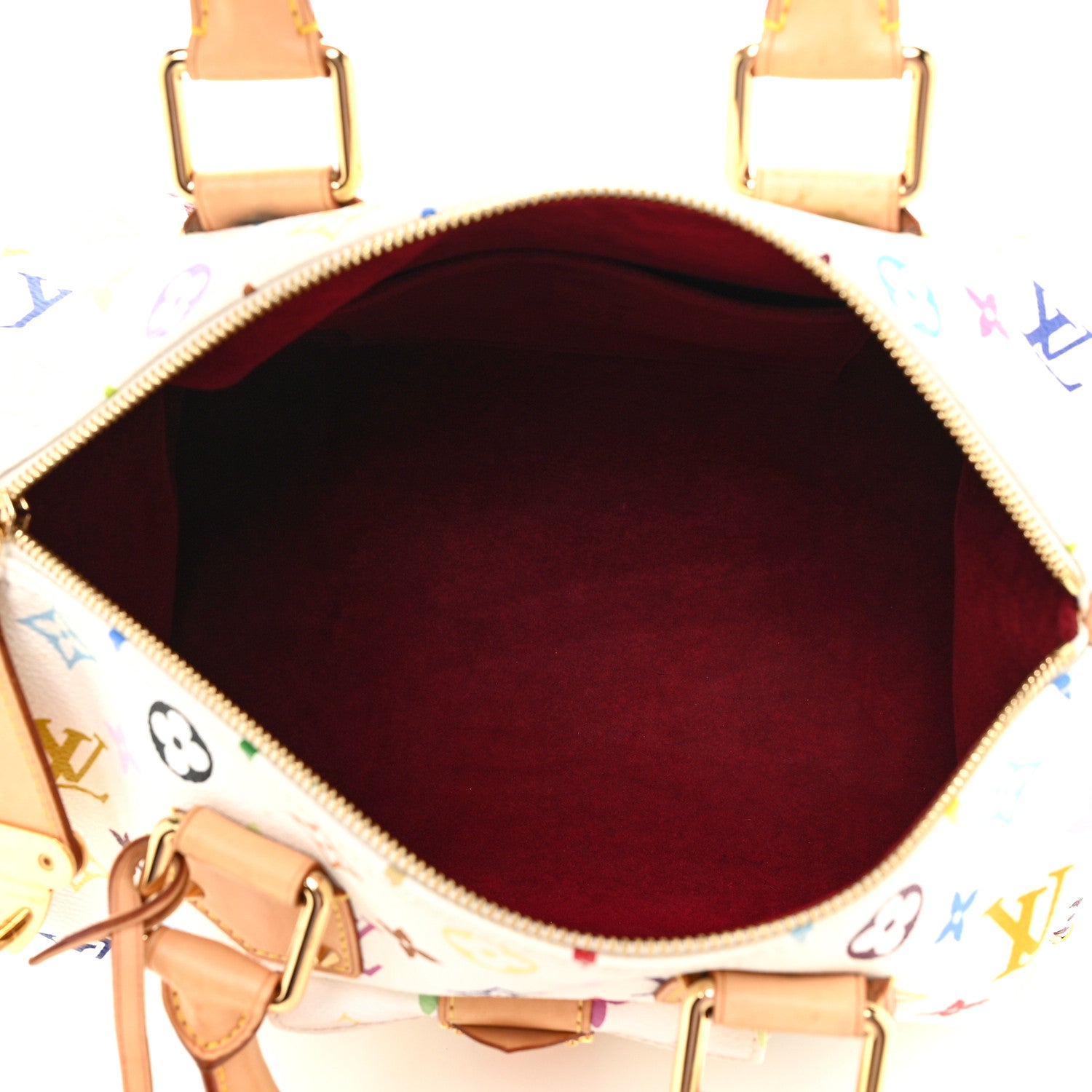 Louis Vuitton Monogram Multicolor Speedy 30 White 5 of 21