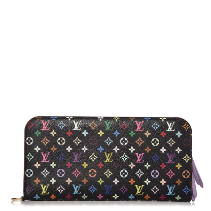 Louis Vuitton Monogram Multicolor Insolite Wallet Black Violet 1 of 6
