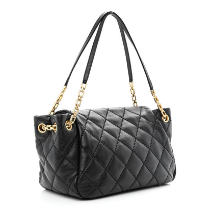 Chanel Calfskin Quilted Retro Chain Flap Black 3 of 10