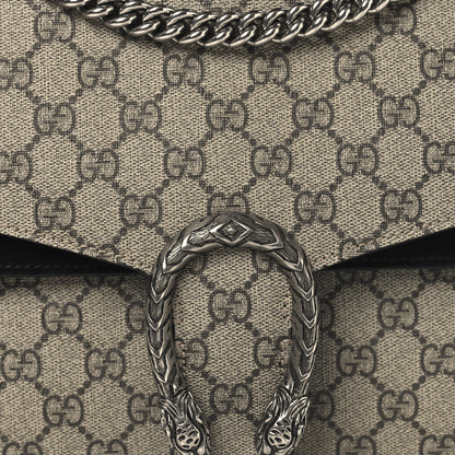 Gucci GG Supreme Monogram Medium Dionysus Shoulder Bag Black 8 of 11