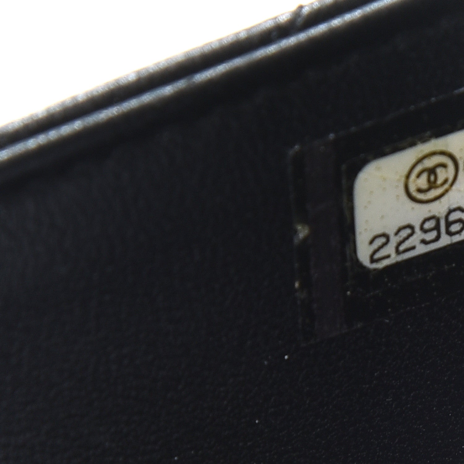 Chanel Lambskin Quilted Classic Zip Pouch Black 6 of 7
